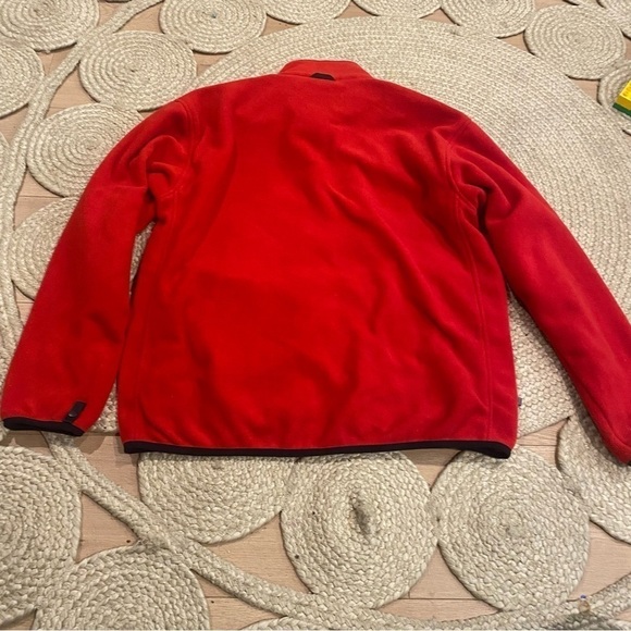 The North Face red zip up jacket fleece Women’s Large - Picture 5 of 7